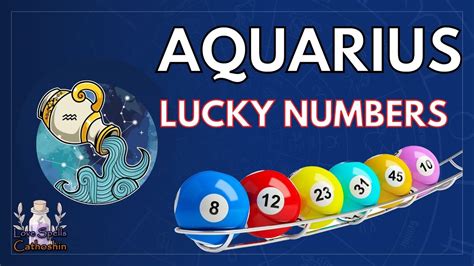 aquarius lucky numbers for today|Aquarius Luck .